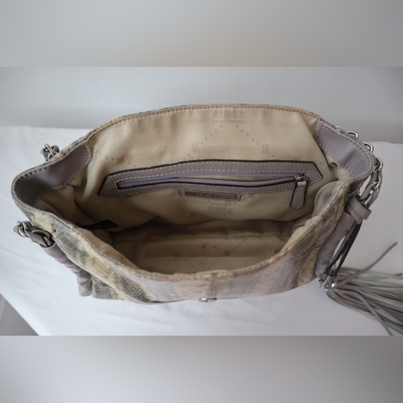 Sale 🔥 Authentic Aimee Kestenberg 100% Leather Snake Skin - Picture 6 of 10